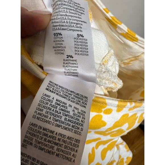 MOTHER Floral Leopard Ruffle Mini Skirt Sz. 24 - Picture 7 of 7